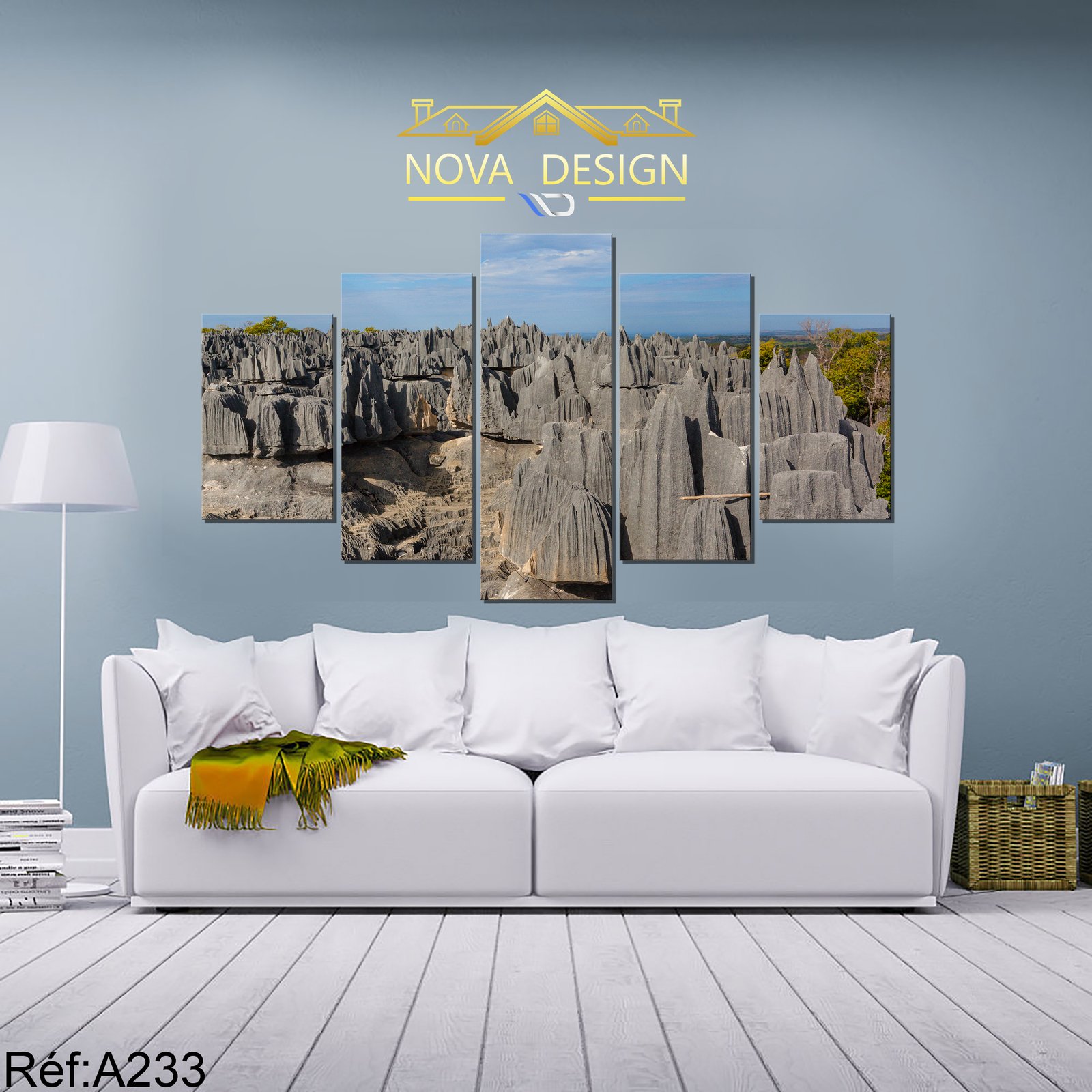Tableau canvas 5 pièces — 5 pièces